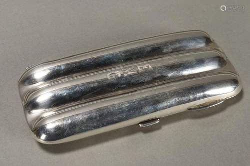 Sterling Silver Cigar Case,