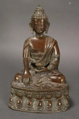 Tibetan Bronze Buddha,