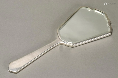 Chinese Silver Hand Mirror,