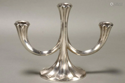 German Silver Candelabra,