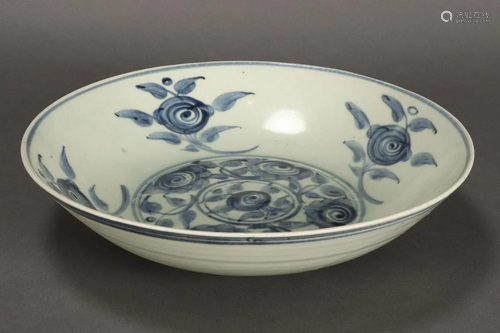 Chinese Ming Dynasty Swatow Blue and …