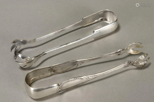 Christoffel Silver Plate Sugar Tongs,