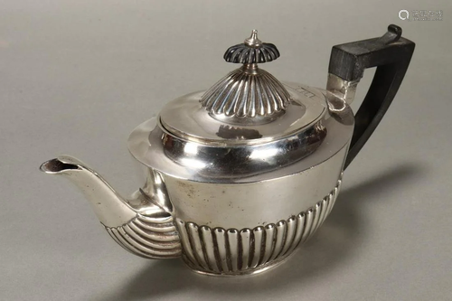 Victorian Sterling Silver Tea Pot,