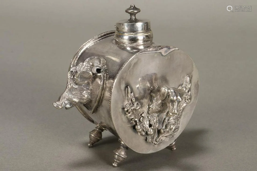 Wonderful 19th Century Russian Silver Ink…