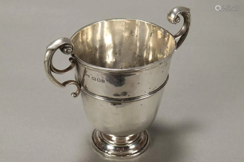 George V Sterling Silver Twin Handled Cup,