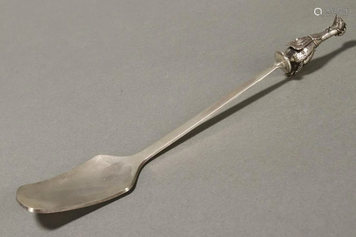 English Silver Figural Spoon,