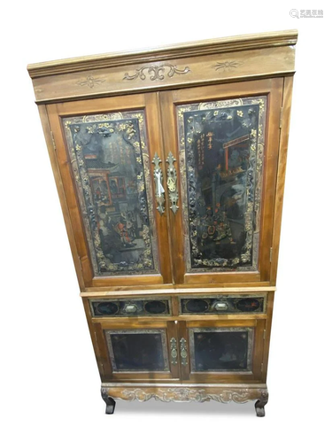 Chinese Republic Wedding Cabinet,