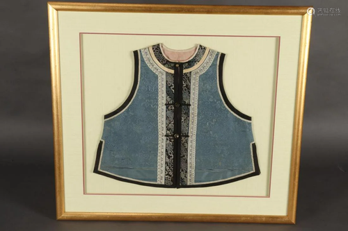 Framed Chinese Children's Vest,