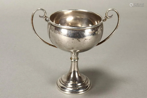 George V Sterling Silver Twin Handled Cup,