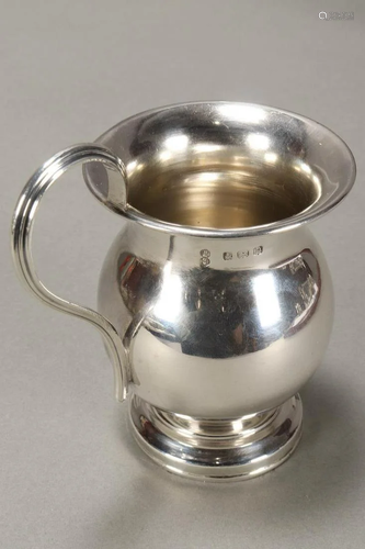 George V Sterling Silver Christening Cup,