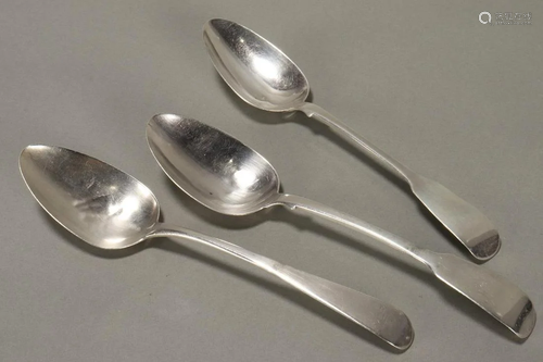 Pair of Victorian Sterling Silver Spoons,