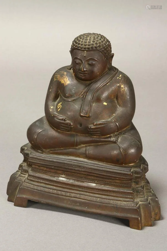 Good and Unusual Bronze and Copper Buddha,