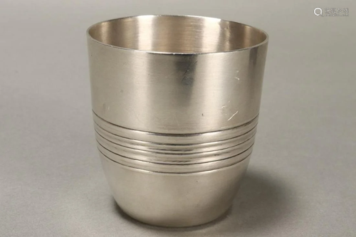 Egyptian Silver Beaker,