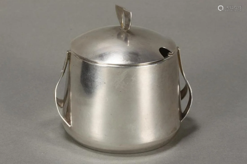 Polish Silver Twin Handled Sugar Bowl,