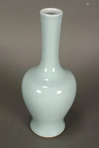 Chinese Celadon Porcelain Vase,