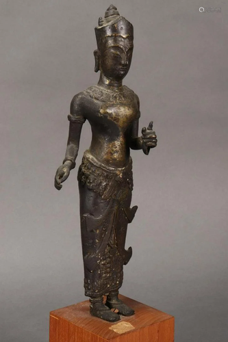 Ayutthaya 14th Century Standing Bronze B…