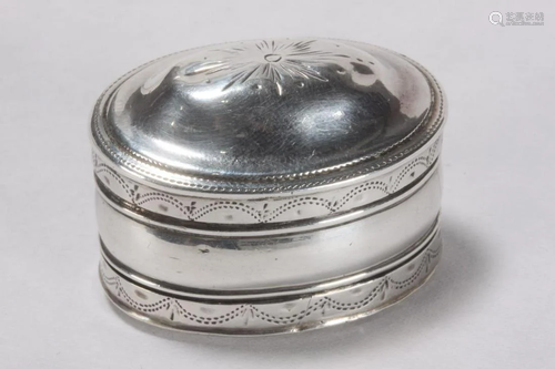 George III Sterling Silver Nutmeg Grater,