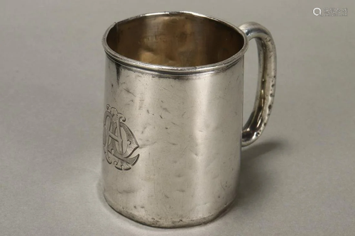 Petite George V Sterling Silver Mug,