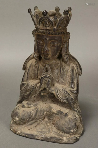 Bronze Seated Buddha,