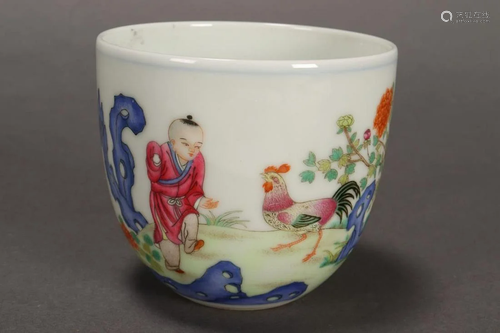 Chinese Porcelain Tea Bowl,