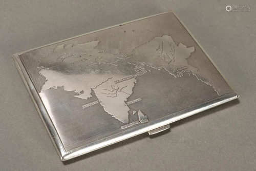 George V Sterling Silver Cigarette Case,