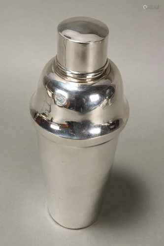 Chinese Sterling Silver Cocktail Shaker,