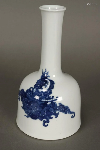 Chinese Blue and White Porcelain Vase,