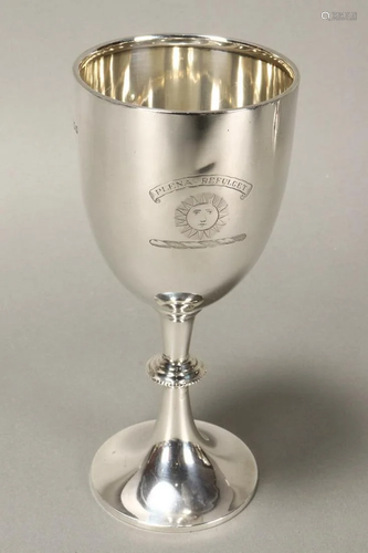 Edwardian Sterling Silver Goblet,