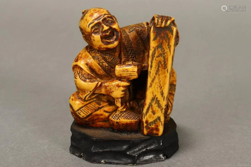 Japanese Okimono Figure,