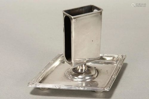 Edwardian Sterling Silver Matchbox Holder,