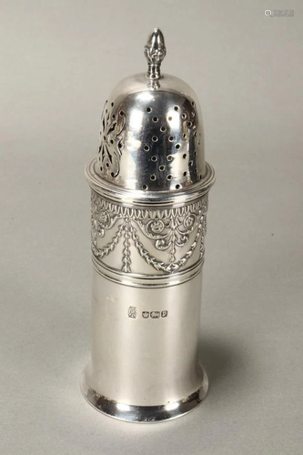 Edwardian Sterling Silver Sugar Castor,