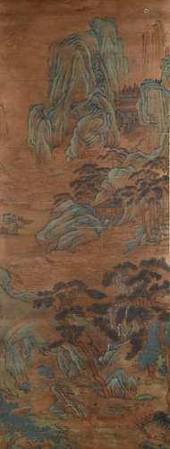 A Chinese Landscape Painting, Zhang Zeduan Mark