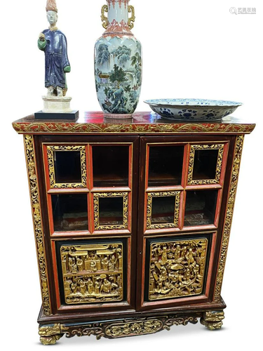 Lovely Chinese Two Door Cabinet,