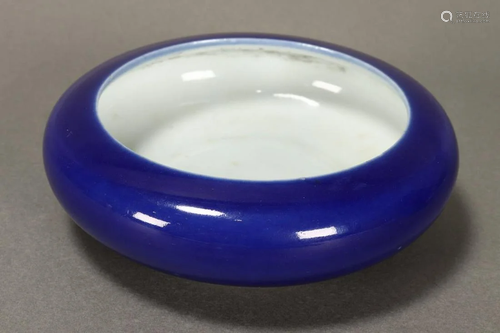 Chinese Kangxi Porcelain Brush Washer,