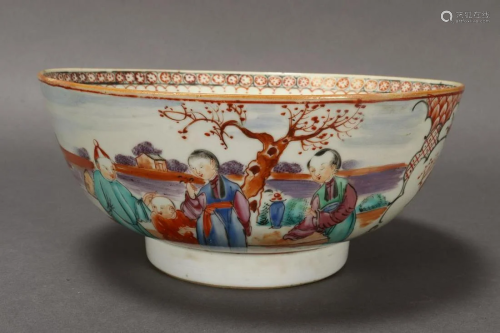 Chinese Export Ware Porcelain Bowl,