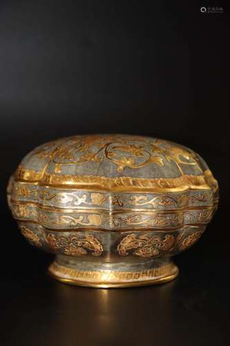 A Gild Bronze Compact