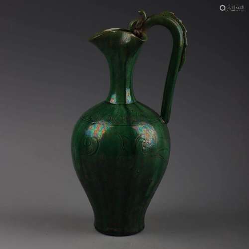 A Ding Kiln Green Glaze Porcelain Water Dropper