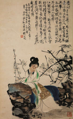 CHINESE PAINTING AND CALLIGRAPHY, LIU DAN'S HOUSE MARK