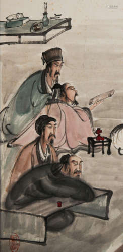 CHINESE PAINTING AND CALLIGRAPHY, FU BAOSHI MARK