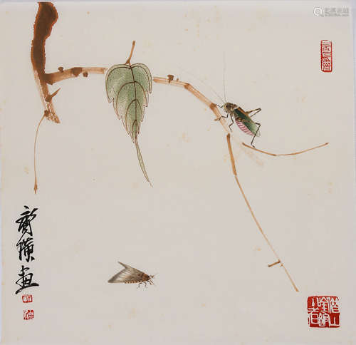 CHINESE PAINTING AND CALLIGRAPHY, QI BAISHI MARK