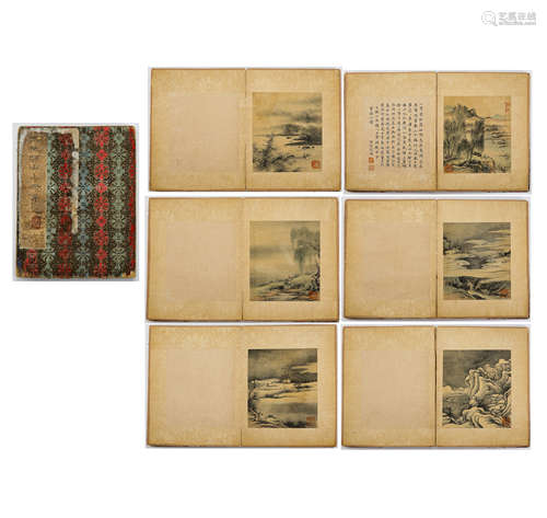 CHINESE CALLIGRAPHY AND PAINTING ALBUM