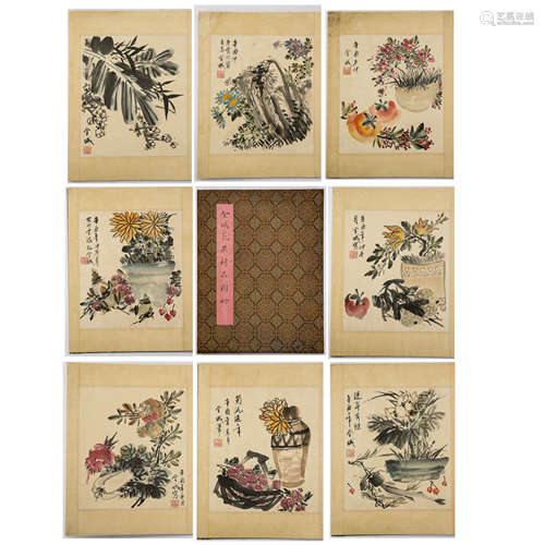 CHINESE CALLIGRAPHY AND PAINTING ALBUM