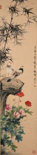 CHINESE PAINTING AND CALLIGRAPHY, YAN BOLONG MARK