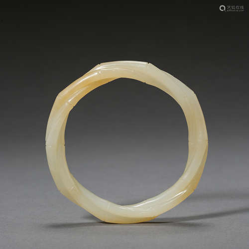 ANCIENT CHINESE HETIAN JADE BRACELET