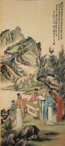 CHINESE PAINTING AND CALLIGRAPHY, XIE XIANOU MARK