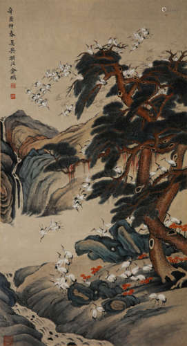 CHINESE PAINTING AND CALLIGRAPHY, ENTERING THE CITY MARK