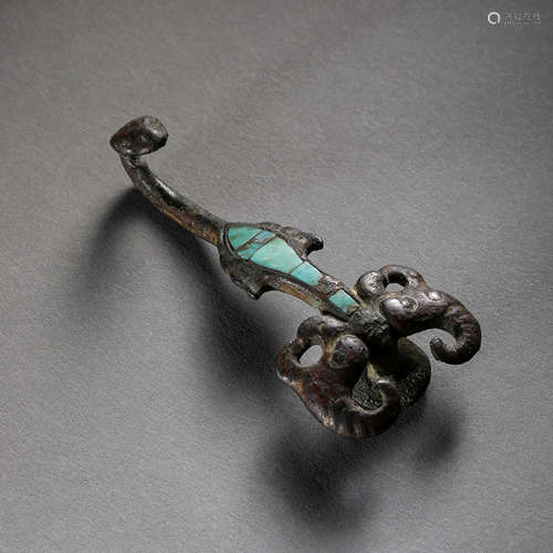 WARRING STATES PERIOD OF CHINA, BRONZE BELT HOOK