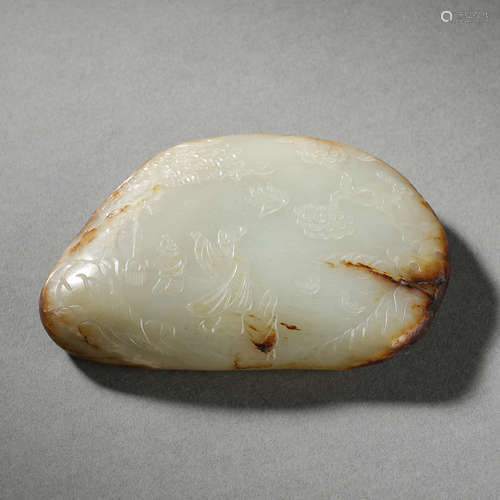 ANCIENT CHINESE HETIAN JADE CARVING