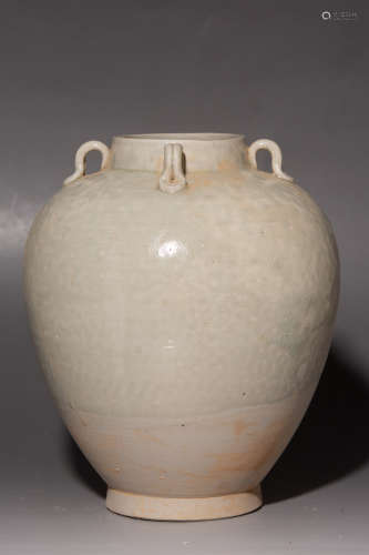Chinese White Porcelain Four Series Bottle