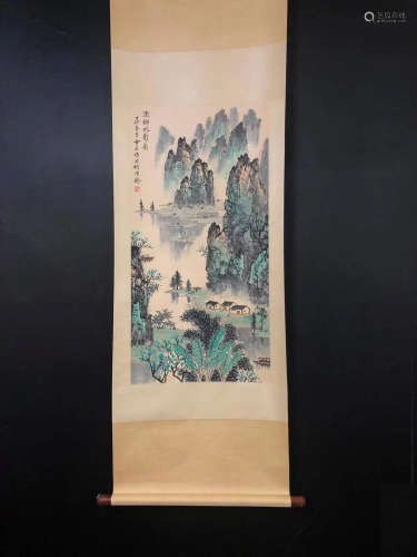 Chinese Bai Xueshi'S Painting